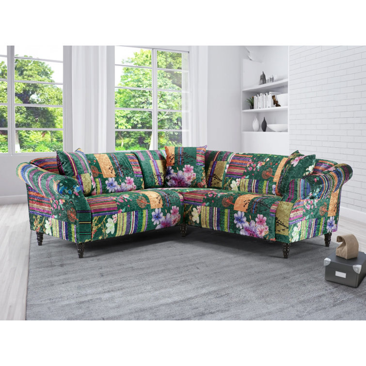 Latitude Vive Cleve Upholstered Corner Sectional & Reviews Wayfair.co.uk